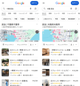 Google民泊
